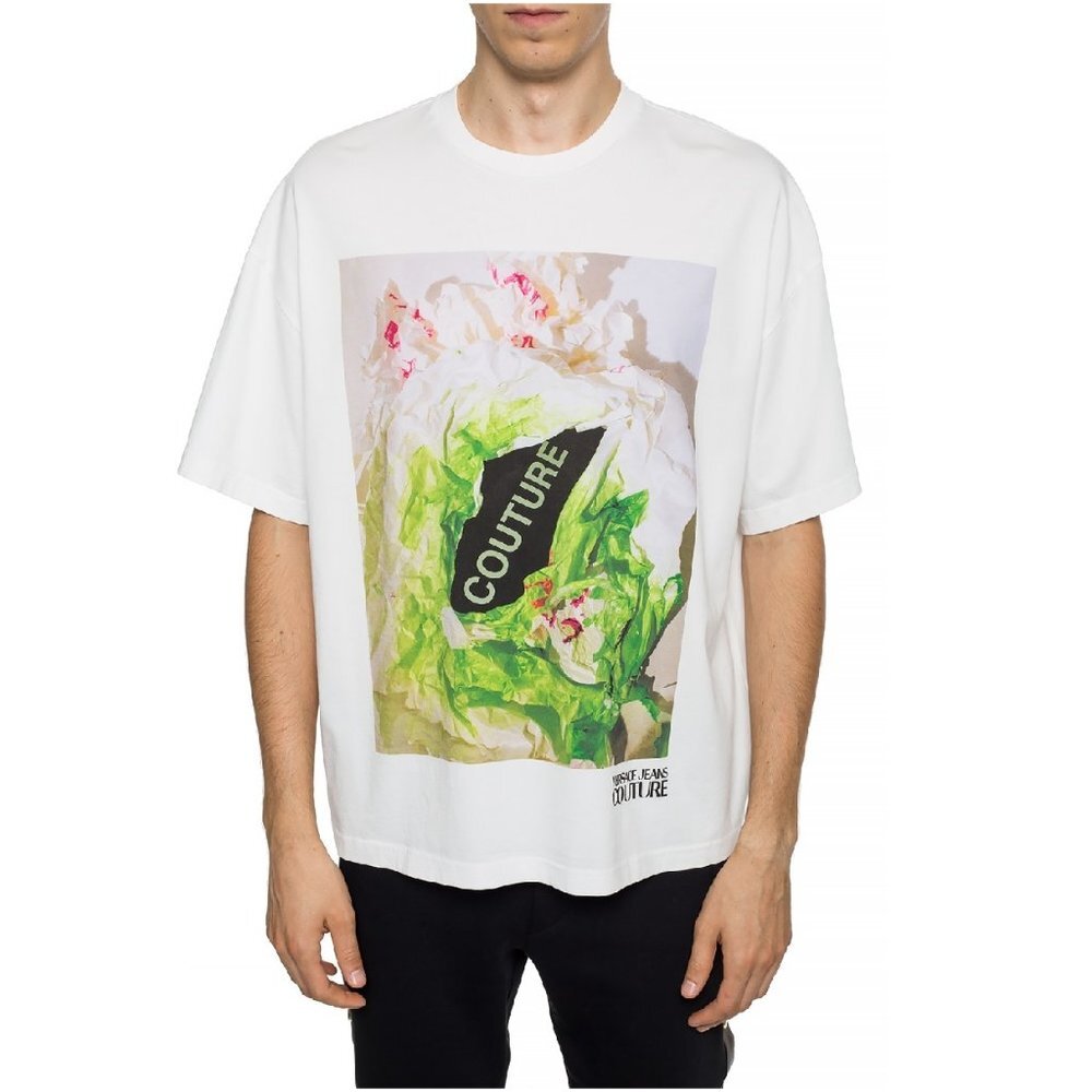 🎁 Versace Jeans Couture Printed Oversize T-shirt